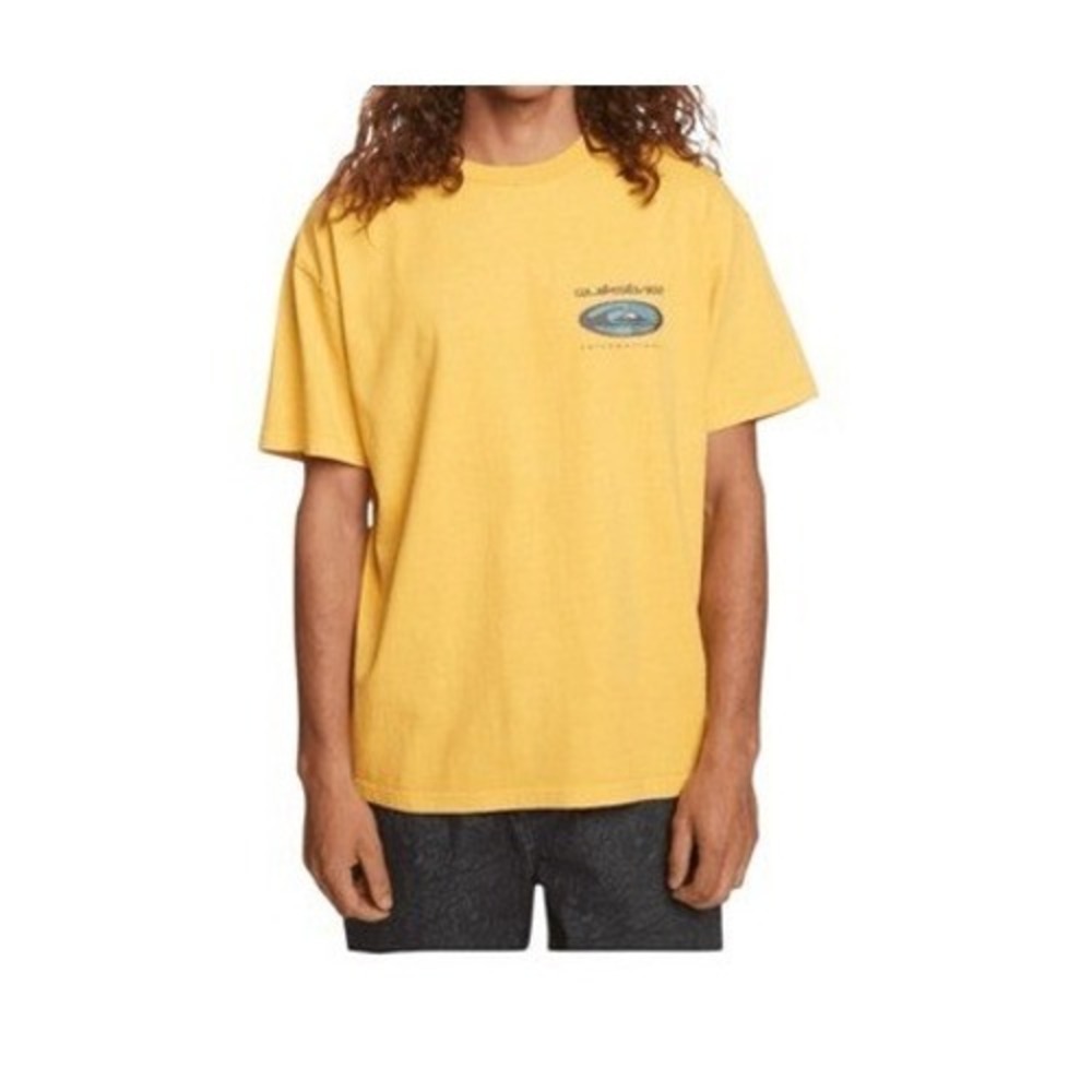 Quiksilver Quik International Short Sleeve Tee Yellow XXL